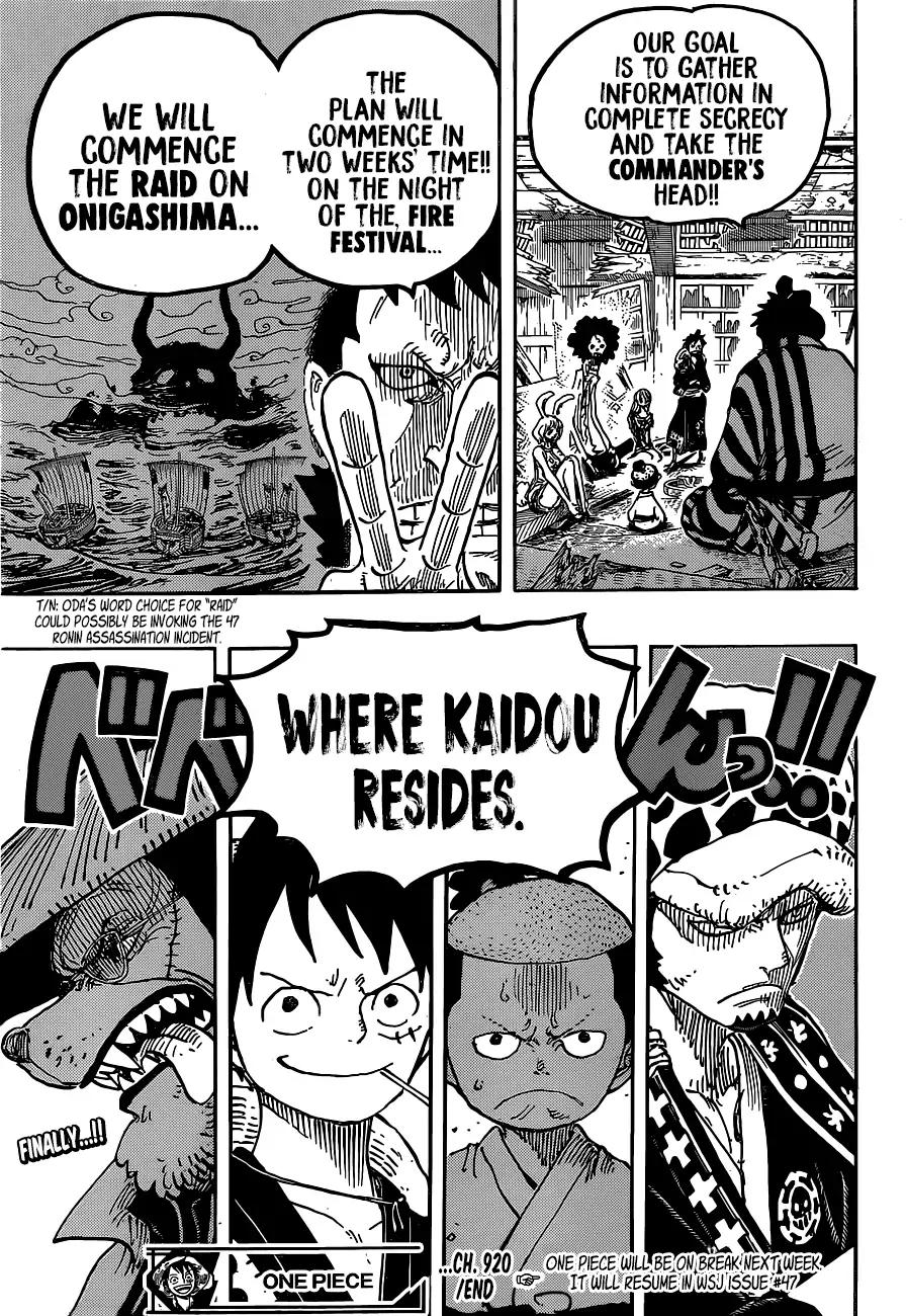 One Piece Chapter 920 17